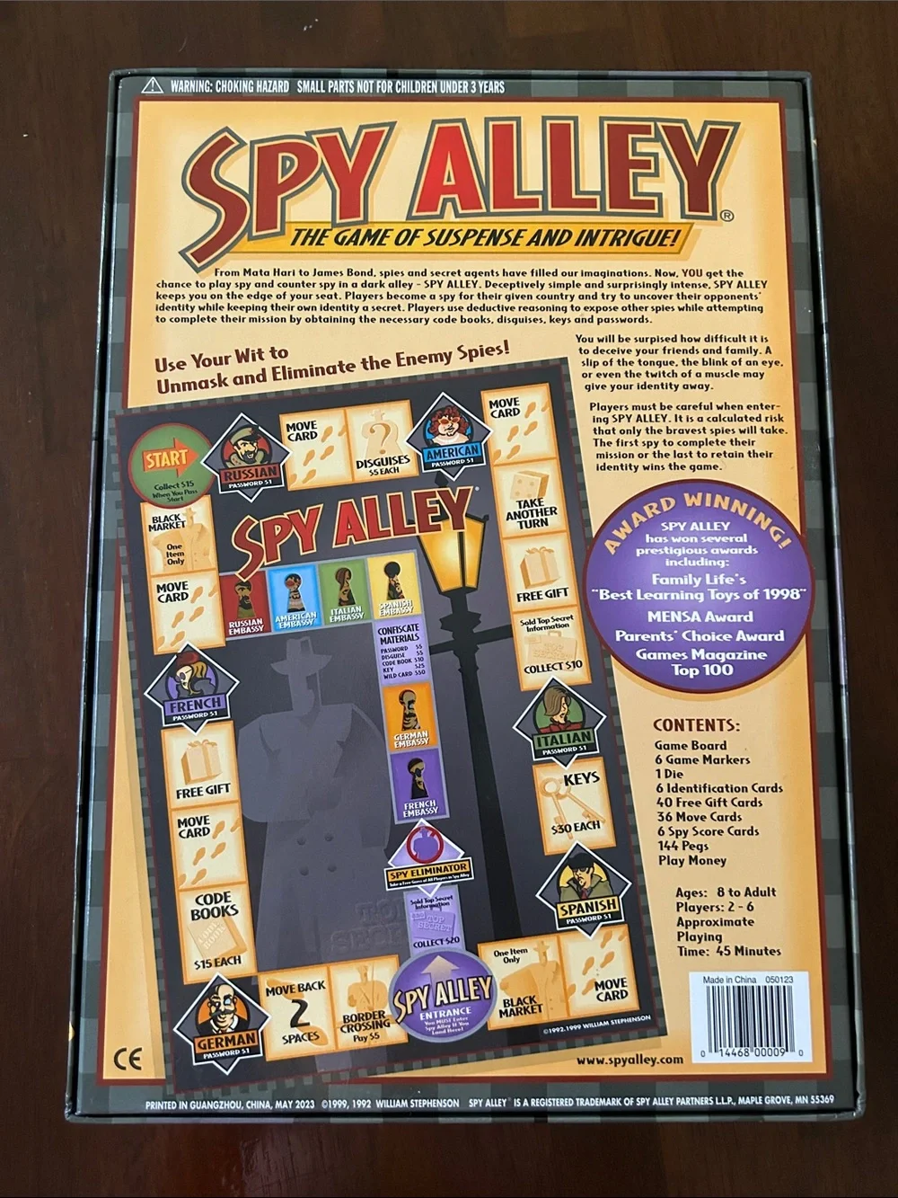 Board Game - Spy Alley like brand new. Only played once